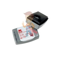 Полумаска 3M Secure Click HF-801SD, размер малый - Фильтр противоаэрозольный модель 6038 класс защиты P3 2шт./уп.