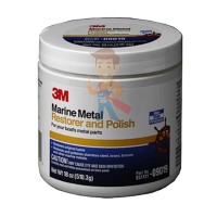 Паста матирующая Prep&Blend, 500 г - Паста полировальная для металла Marine, 09019, 500мл.