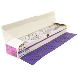 Полоска абразивная Purple+, 3M Hookit 737U, 220+, 70 мм x 396 мм, 50 шт/уп